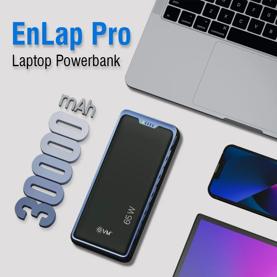 EVM Power Bank 30000 mAh For Laptop Enlap Pro 65W (P0402) view 8